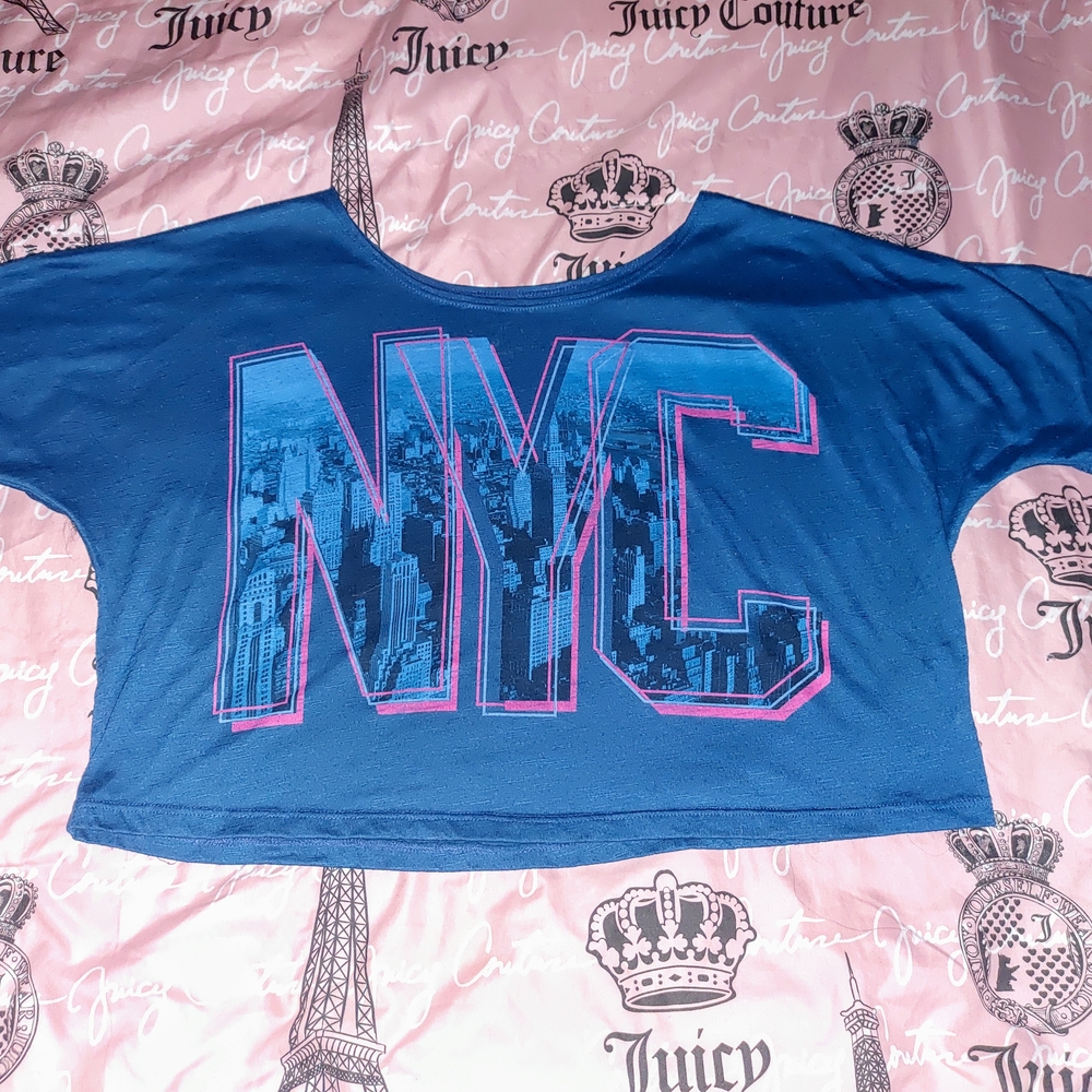 NYC Graphic Crop Top